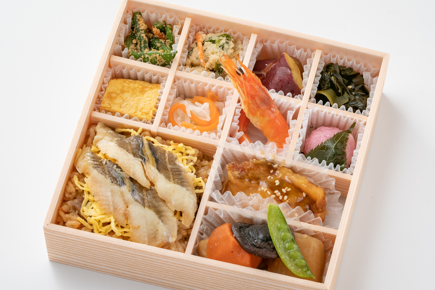 折詰弁当・煮アナゴ