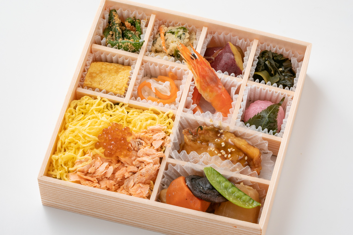 折詰弁当・銀鮭・いくら